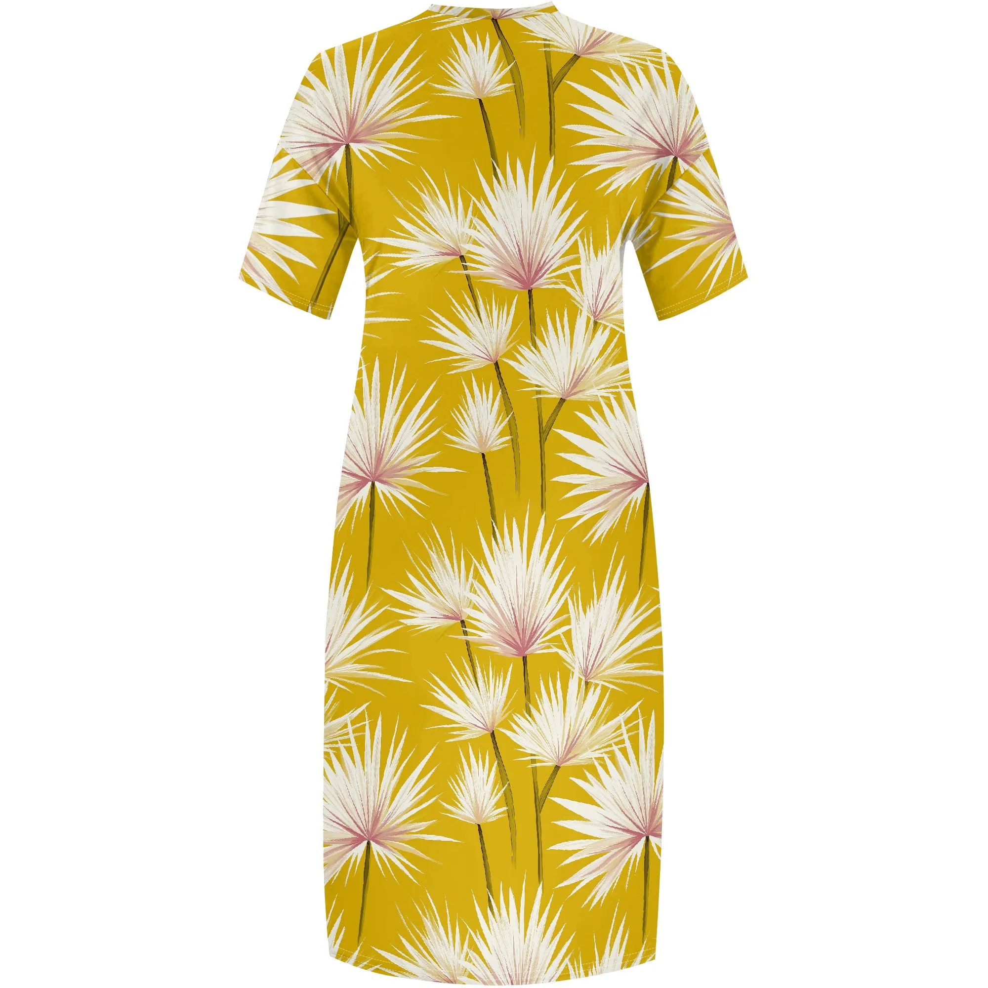 Plus Size Maxi Dress Botanical Print