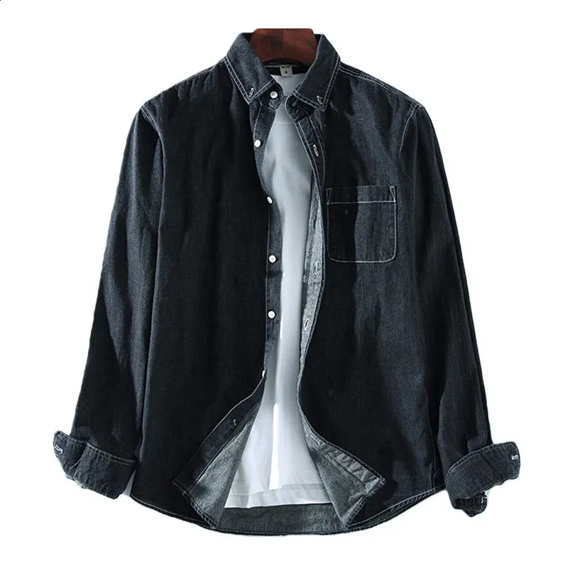 Men's Casual Denim S...