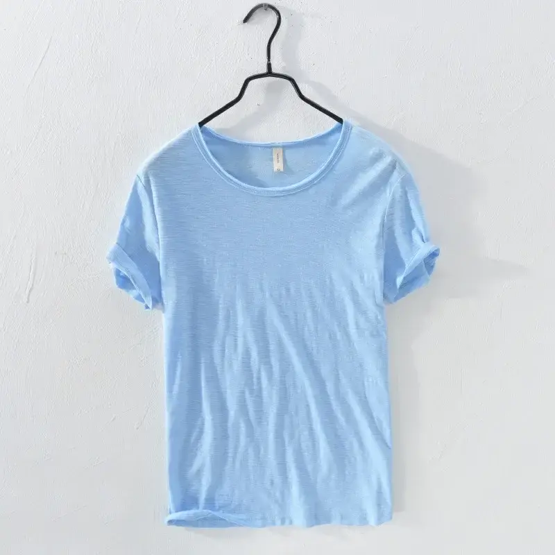 T-Shirt for Men Slim Fit O-Neck Streetwear