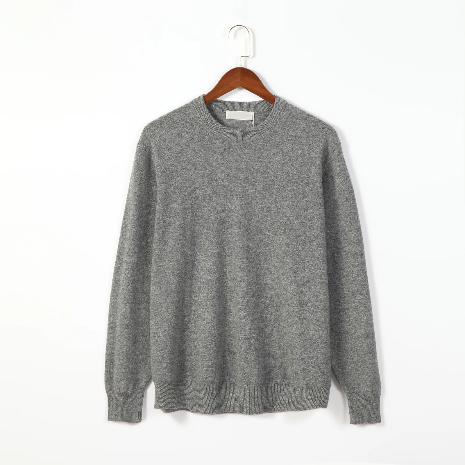 100% Cashmere Men's Crew Neck Sweater versatile cashmere Sweater
