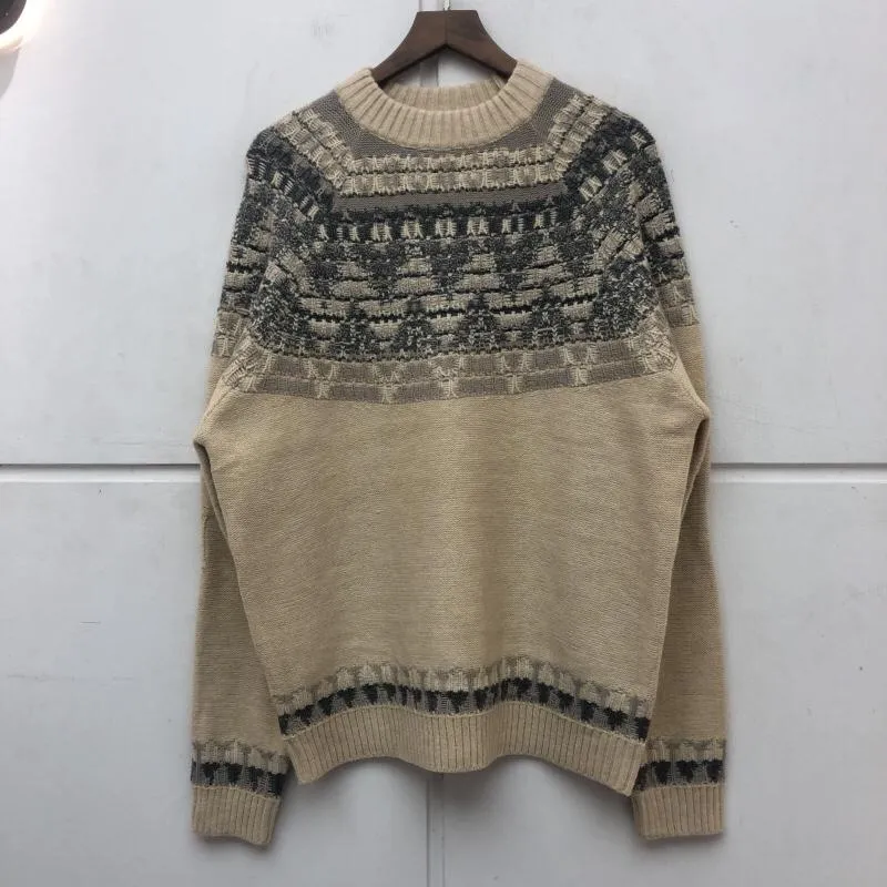 Men's Round Neck Sweaters Men Long-Sleeve Casual Sweaters