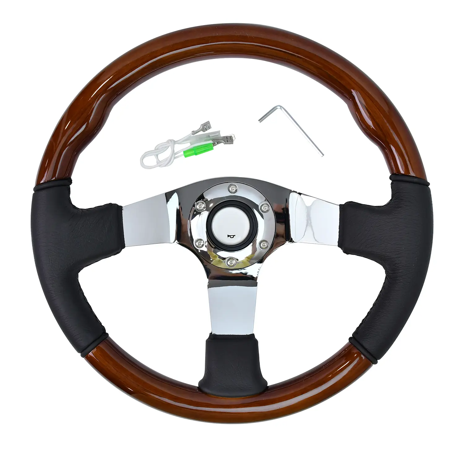 Solid Wood Retro Design Colorful Car Universal High Quality Steering Wheel Solid Wood Retro Design Colorful Car Universal High Quality Steering Wheel