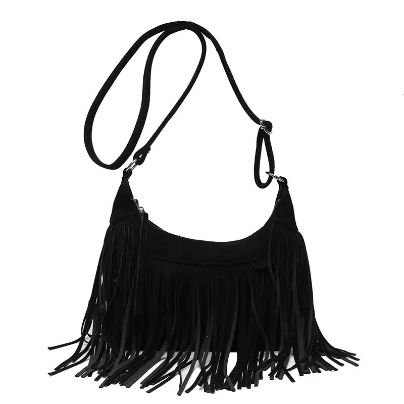 Fashion Women Tassels And Fringes Suede Shoulder Messenger Bags Fashion Ladies