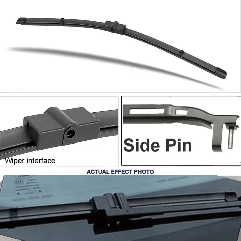 Front Windshield Windscreen Blades Car Wipers Rubb...