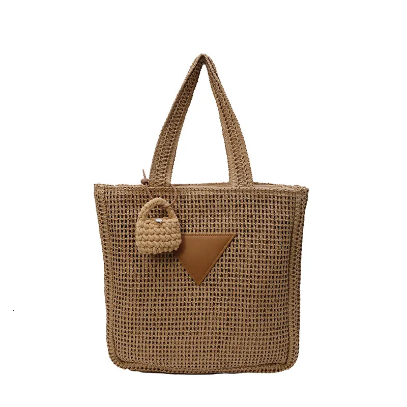 Casual Bag Designer Bag Woven Bag Model Beach Vacation Large Capacity Straw Bag Shoulder Bagcasual Bag Designer Bag Woven Bag Model Beach Vacation Large Capacity Straw Bag Shoulder Bag