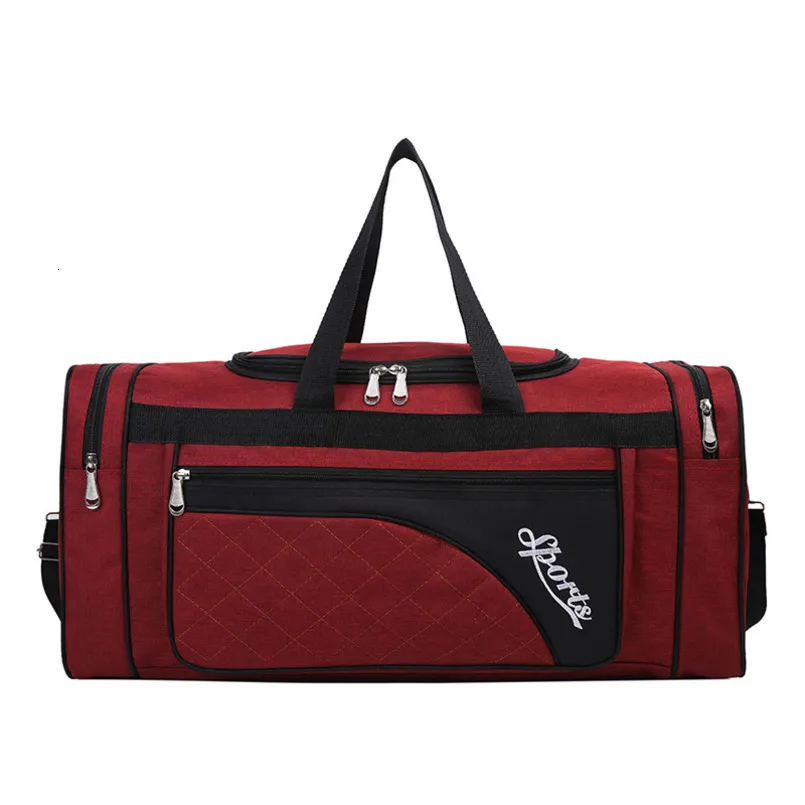 Large Capacity Foldable Handbag Storage Men Women Long And Short Distance Travel Luggage Bag