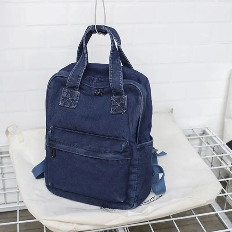 Fashion Denim Casual Backpack for Women