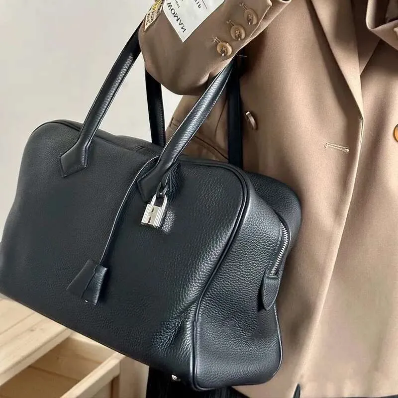 High Quality Bags New High-End First-Layer Cowhide Large-Capacity Travel Bag Casual Bag