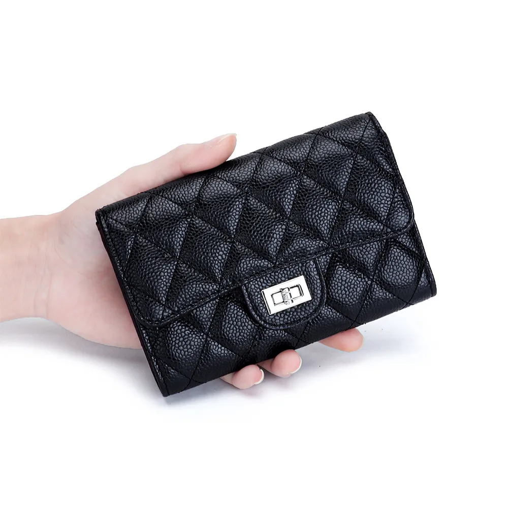 Tri-Fold Wallet Women, Large Capacity Card Holder