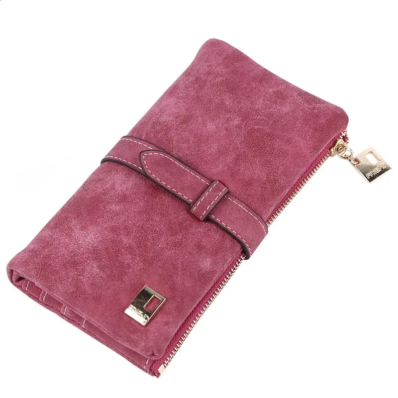 Vintage Women Long Standard Wallets Purse Fold Bag