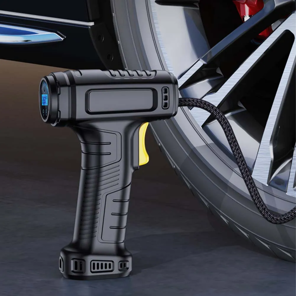 120W Car Tire Inflator Wired Car Air Compressor Au...