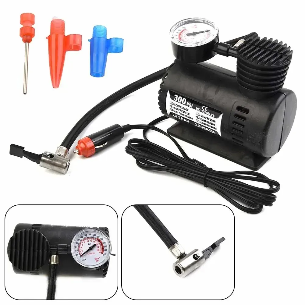 300psi Car Electric Air Pump 12V Electric Tire Inf...