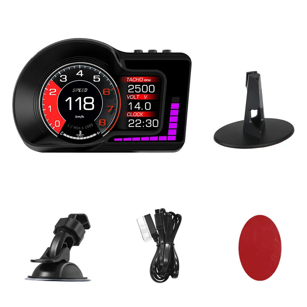 Accelerated Test Speedometer RPM Gauge Alarm Car H...