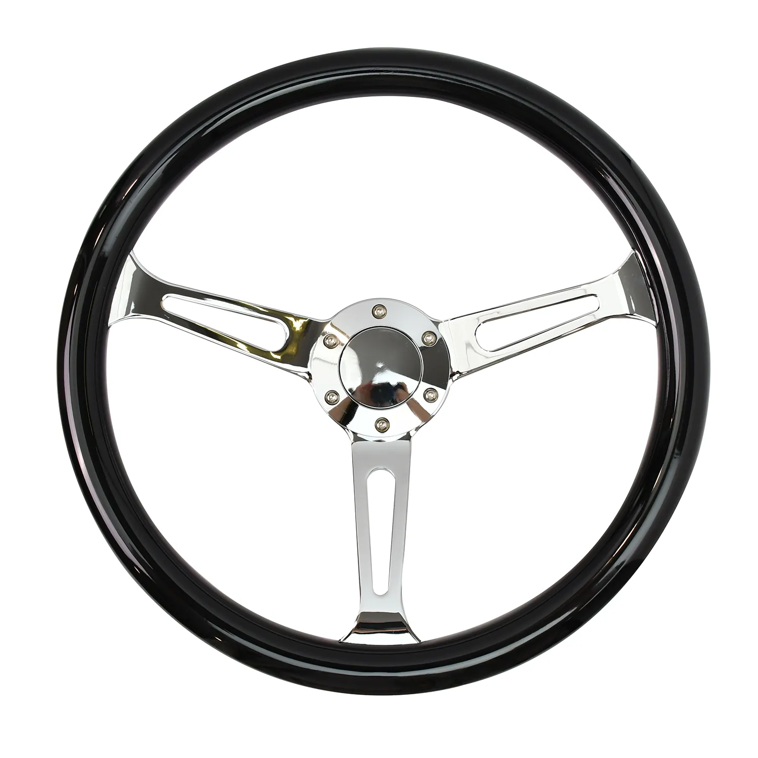 Classic Golf Cart Steering Wheel With Black Outer ...