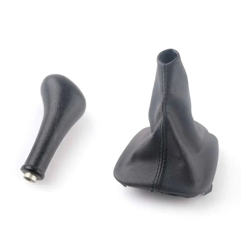 Gear Shift Knob Boot Cover Leather Manual Transmission Shifter Gear Shift Knob Boot Cover Leather Manual Transmission Shifter