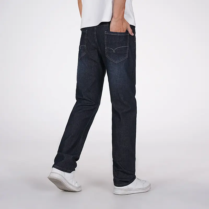 Men's Light Business Slim Fit Elastic Fabric Jeans...