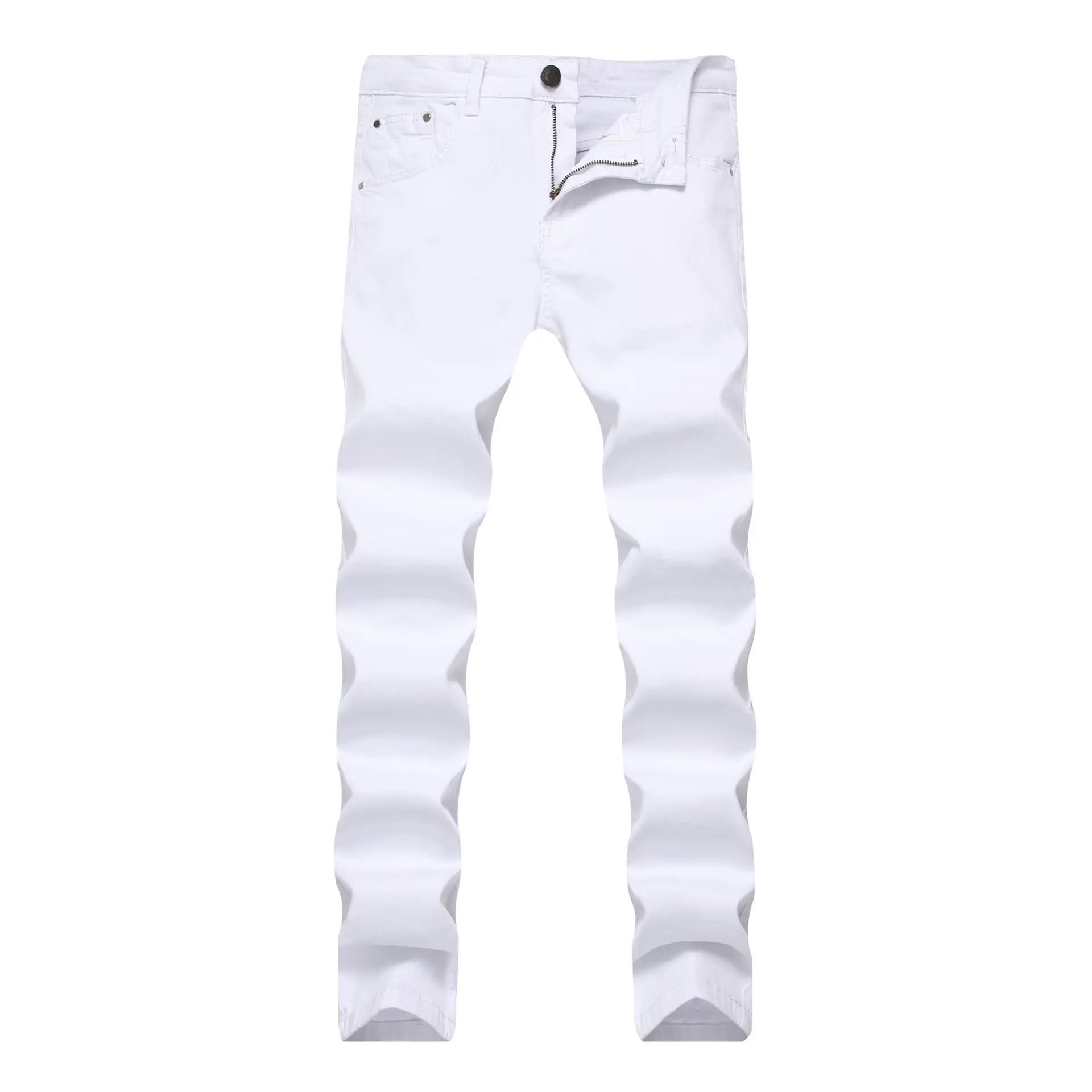 Men's Jeans Men's Clothing Straight-Fit Stretch Ca...