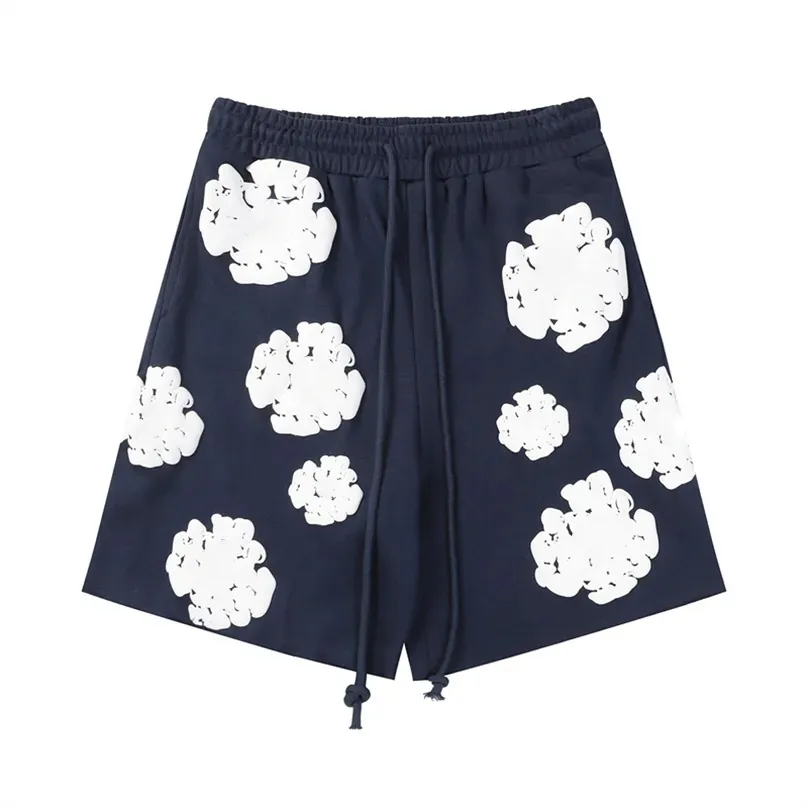 Men Shorts Men Printing Letter Cotton Cord Shorts