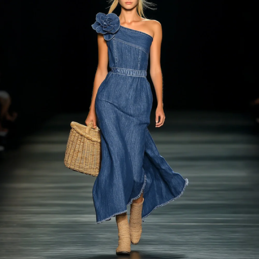 Elegant Strapless De...