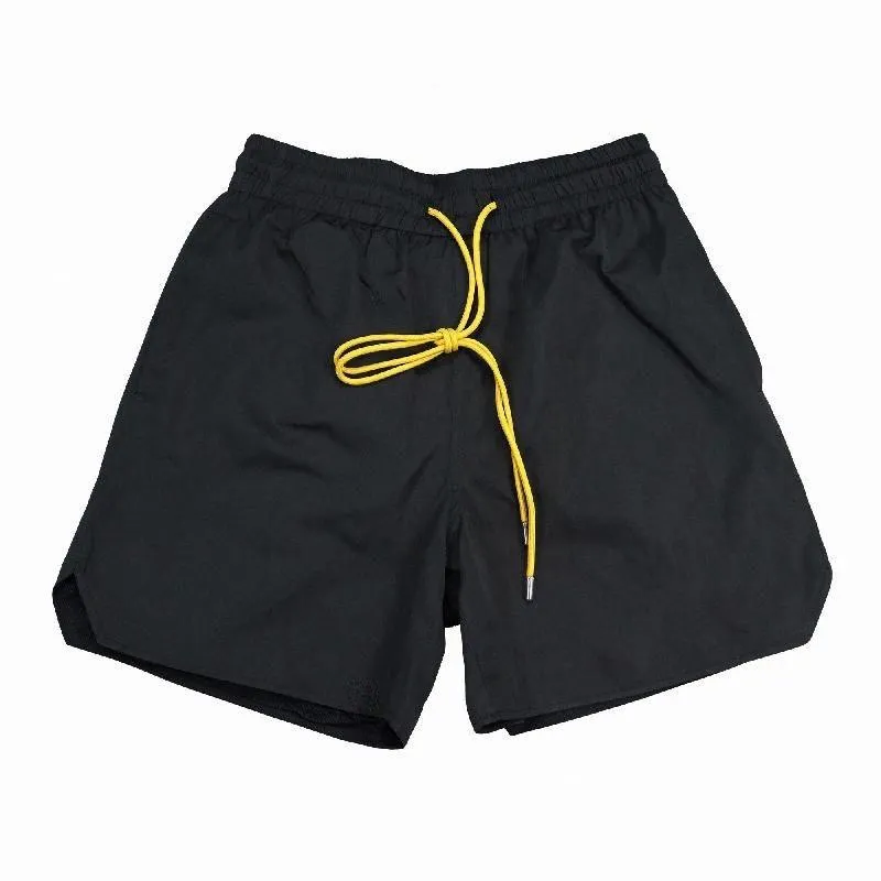 Men Shorts Beach Pants Men Street Draw Rope Shorts