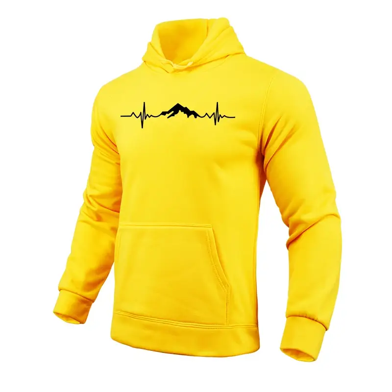 Men's Hooded Long Sleeve Sweatshirts Male Daily Casual Hoodies