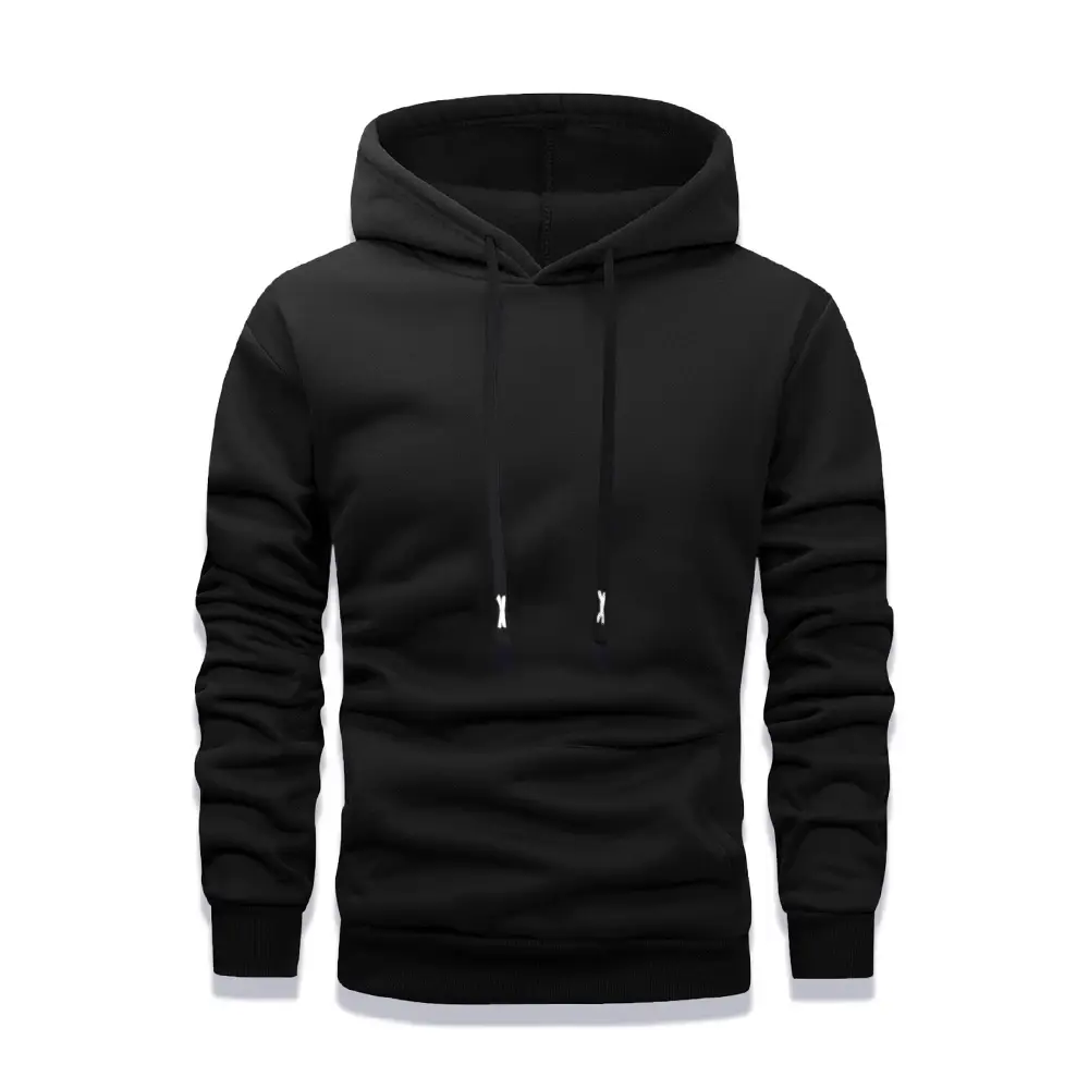 Men Long Sleeve Sweaters Solid Color Breathable Hoodies Loose Casual Hoodie Round Neck Sweatshirts Pullover