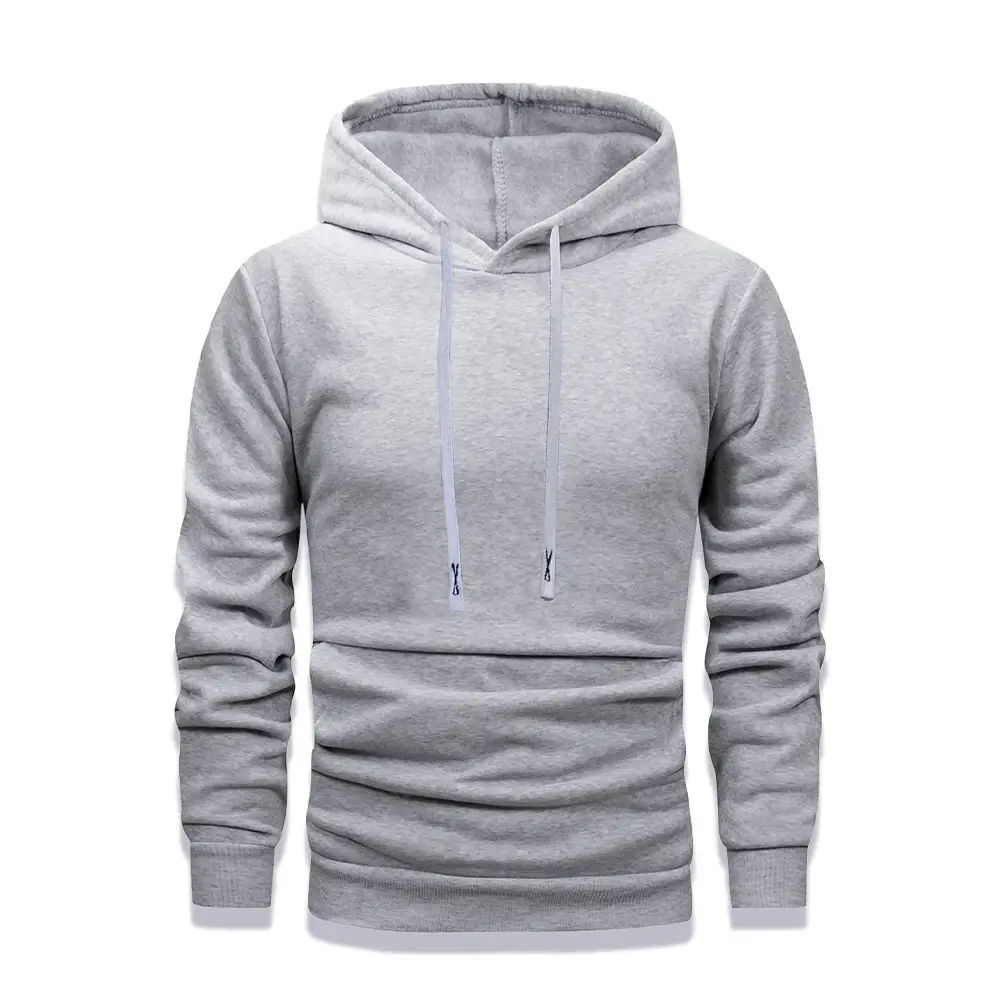 Men Long Sleeve Sweaters Solid Color Breathable Hoodies Loose Casual Hoodie Round Neck Sweatshirts Pullover