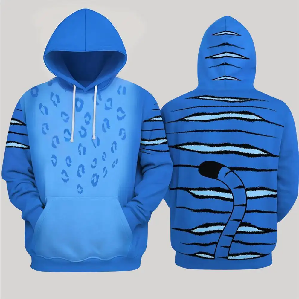 Print Hoodie Autumn And Winter Trend Casual Pullover Men's Halloween Role