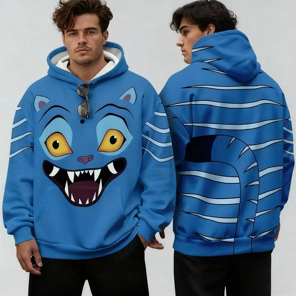 Print Hoodie Autumn And Winter Trend Casual Pullov...