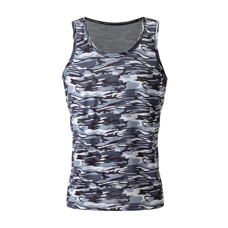 Men's Four-Season Camouflage Vest Comfortable Sports Casual Basic Tank Top
