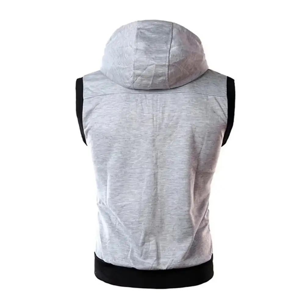 Vest Men's No Sleeve Retro Casual Knitted Pullover Men Wild Slim Men Clothes