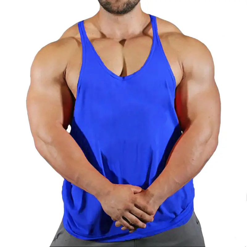 Men Gym Tank Top Clothing Quick-dry Vest Sports Sleeveless Fitness Workout Tops