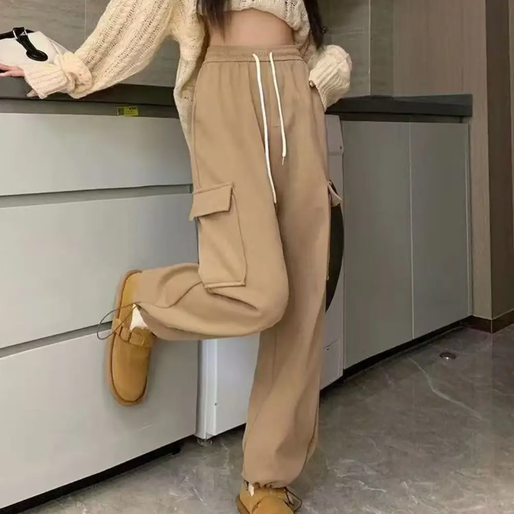 Women's Chic Sporty Cargo Pants - Casual Matching ...