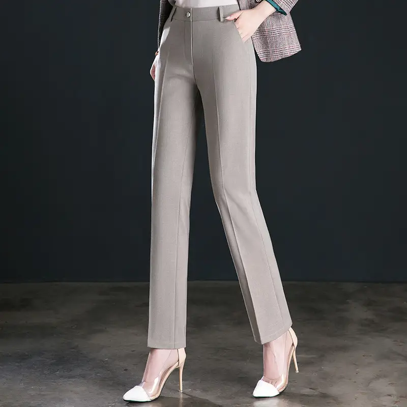 Women's Suit Pants Female Slim Trousers