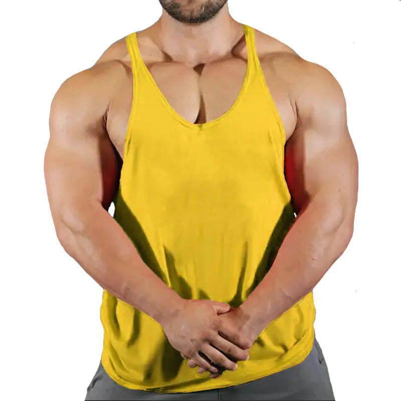 Men Gym Tank Top Clothing Quick-dry Vest Sports Sleeveless Fitness Workout Tops