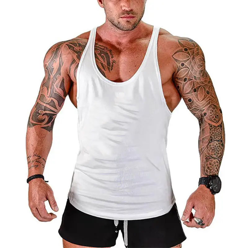Men Gym Tank Top Clothing Quick-dry Vest Sports Sl...