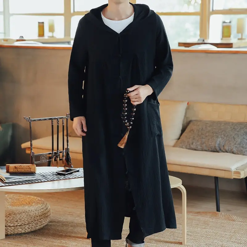 Men Hooded Sweatshirts Hip Hop Thin Hoodies Fashion Jacket Long Sleeves Cloak Coats Outwear