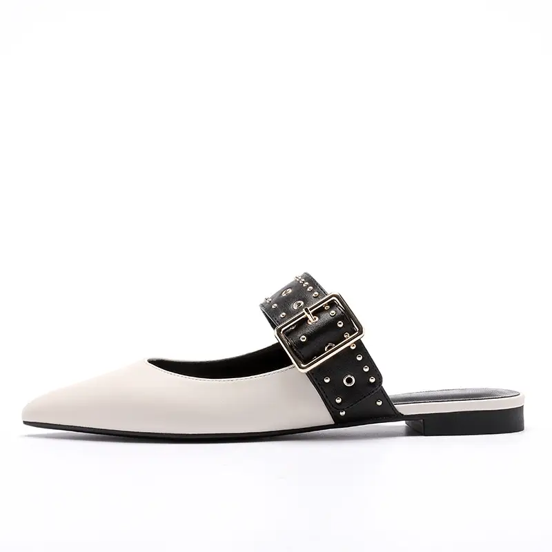 Women's Pointed-Toe Flip-Flops, Flat Slip-On Shoes, Women's Slippers