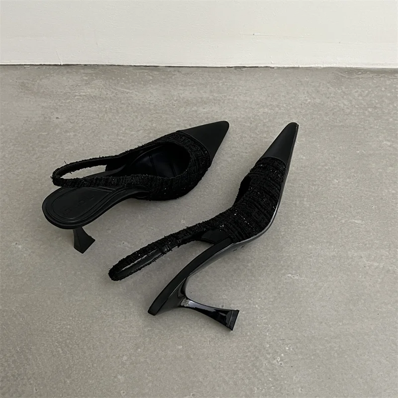 Women's Pointed Head Thin Heel Medium Heel Baotou High Heel