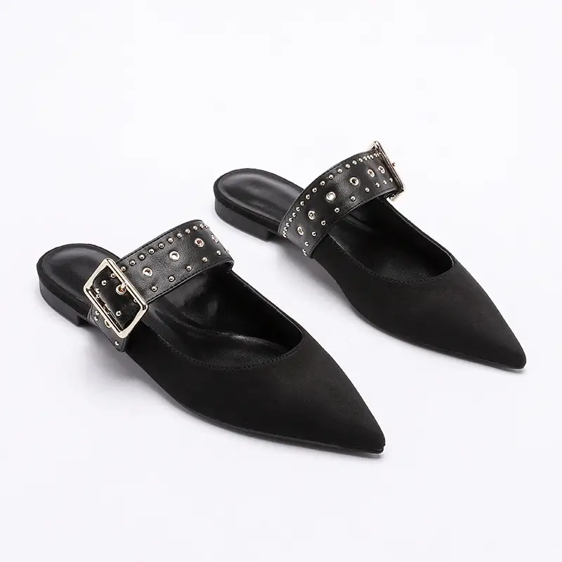 Women's Pointed-Toe Flip-Flops, Flat Slip-On Shoes...