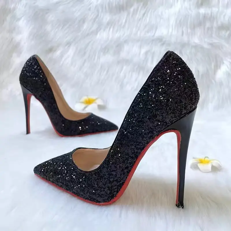 High Heels Shoes Sexy Pointed Thin Single Stiletto...
