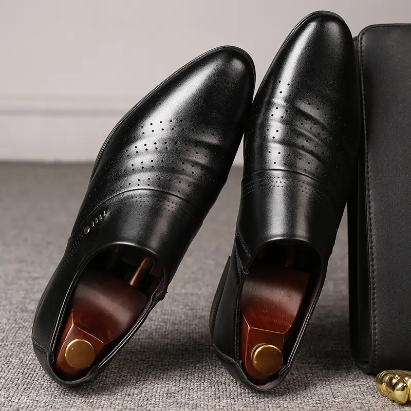 Men Leather Shoe Business Formal Dress Men Shoe Ho...