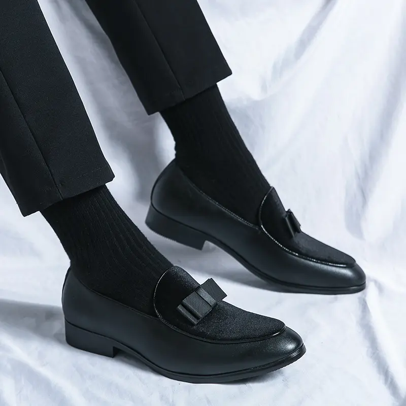 Men Business Shoes Men Yuppie Social Leather Men S...