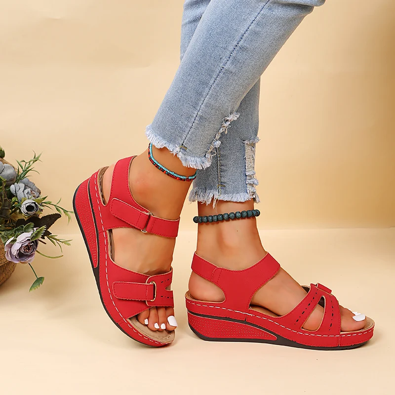 Trend Women Sandals Soft Bottom Wedge Heels Sandal...