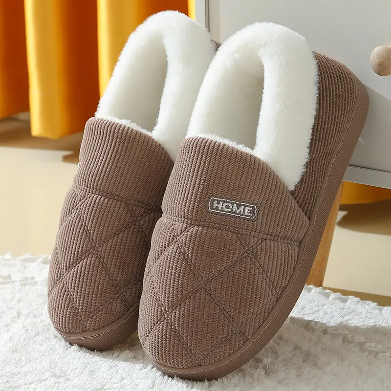 Fur Slippers For Women Winter Furry Fashion Warm Ankles Plush Cozy Slides For Home Indoor Soft
