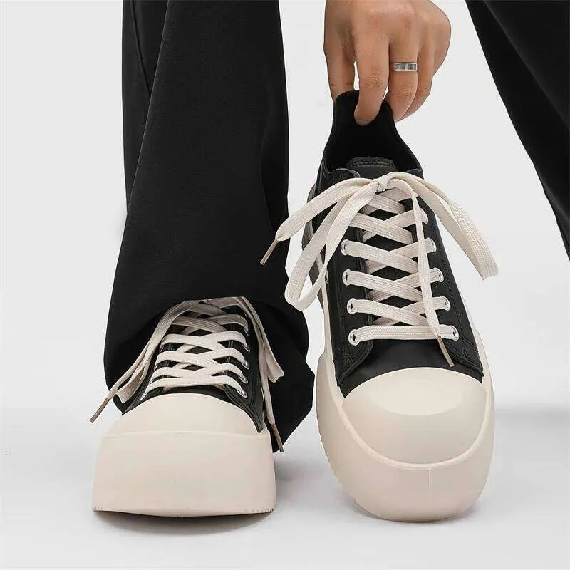 Men's Platform Canvas Skate Shoes Outdoor Leisure ...