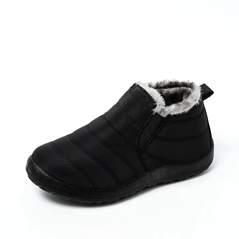 Winter Fuzzy Women Shoes Warm Cold-proof Velvet Antiskid Waterproof Women Boots Indoor Soft House Women Shoes