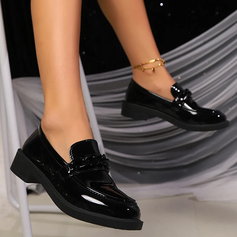 Women's Loafers Slip On Platform Shoes