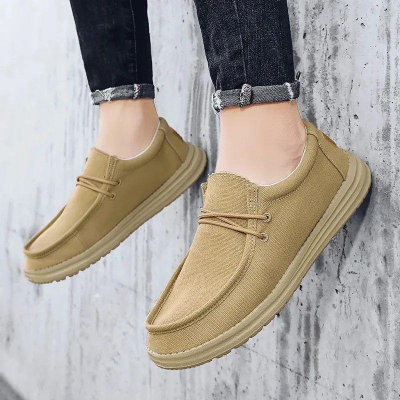 Men Canvas Shoes Boa...