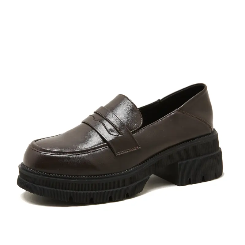 Shoes Loafers Women Mid Heels Shoes